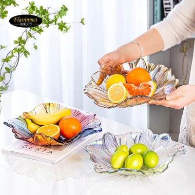 Đĩa Trái Cây Hộ Gia Đình ITZA - Thủy Tinh Bắc Âu, Phòng Khách, Giá ưu đãi 387k 3 Đĩa Trái Cây Hộ Gia Đình ITZA - Thủy Tinh Bắc Âu, Phòng Khách, Giá ưu đãi 387k 3