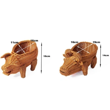 Đĩa trái cây mây giả RYEIGHTON đa năng, khay trà bánh mì, giảm 21% còn 69.520₫ 4
