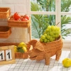 Đĩa trái cây mây giả RYEIGHTON đa năng, khay trà bánh mì, giảm 21% còn 69.520₫ 9
