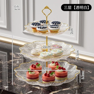 Đĩa trái cây nhiều tầng – Đựng bánh kẹo, trang trí phòng khách & bếp, chỉ 107.000₫ 10 Đĩa trái cây nhiều tầng – Đựng bánh kẹo, trang trí phòng khách & bếp, chỉ 107.000₫ 10
