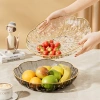 Đĩa Trái Cây Viền Hoa Cao Cấp Viền Vàng Sang Trọng - Đựng Hoa Quả & Bánh Kẹo Trang Trí Bàn Ăn Xclean 30k 3