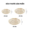 Đĩa Trái Cây Viền Hoa Vàng Sang Trọng Cao Cấp - Đựng Hoa Quả, Bánh Kẹo Trang Trí Bàn Ăn Homie Giá 29.000 8