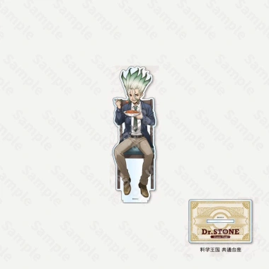 Đĩa Trang Trí Dr.STONE Cafe + Standee Xeno, Doll Asagiri Gen - Trang Trí Bàn Làm Việc 72.485₫
