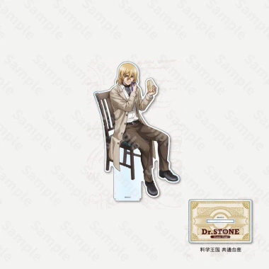 Đĩa Trang Trí Dr.STONE Cafe + Standee Xeno, Doll Asagiri Gen - Trang Trí Bàn Làm Việc 72.485₫
