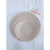 Dĩa Tròn Cạn DC Màu Nâu Đủ Size – Nhựa Fataco Melamine Dày Dặn, Giá 19.000 - Mta-Mart2