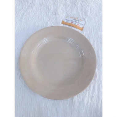 Dĩa Tròn Cạn DC Màu Nâu Đủ Size – Nhựa Fataco Melamine Dày Dặn, Giá 19.000 - Mta-Mart2
