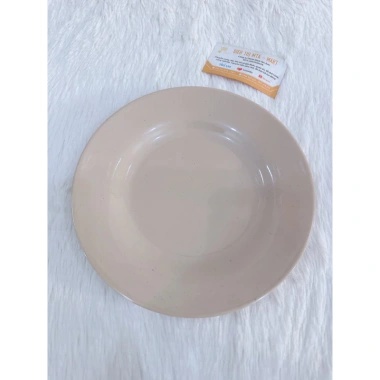 Dĩa Tròn Cạn DC Màu Nâu Đủ Size – Nhựa Fataco Melamine Dày Dặn, Giá 19.000 - Mta-Mart2