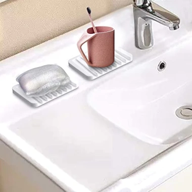 Đĩa xà phòng silicon tự động dòng chảy – Dành cho vòi hoa sen, xốp xà phòng, phòng tắm, hộp đựng bếp – Giá ưu đãi 25.494₫ 4