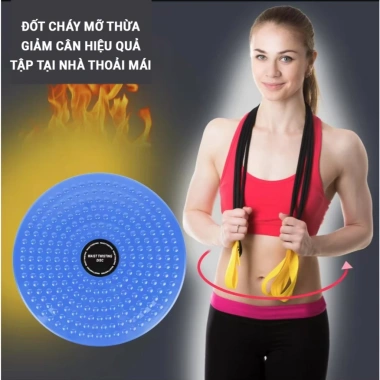 Đĩa Xoay 360 Độ Bàn Xoay Eo Tập Bụng 180Kg Bền Chắc Giảm Cân Tại Nhà Nam Nữ