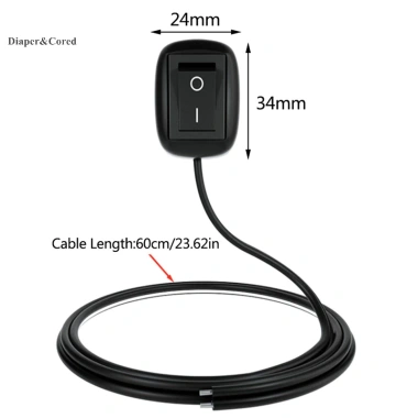 DIAPER & CORED 12V Đa Năng Dán Xe: Cáp 60cm, Tương Thích DRL YTH, Giá 55.219₫ 9