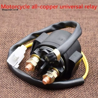 DIAPER & CORED 12V Solenoid Khởi Động Rơ Le GY6 50-250cc cho Xe Máy, ATV, Go Kart Giá Ưu Đãi 88.880₫