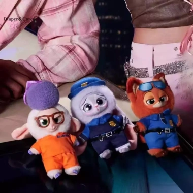 DIAPER & CORED Crazy Animal City Plush Búp Bê Mặt Dây Ba lô Trang Trí Quà Tặng YTH 202.675₫ 3