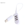 DIAPER & CORED HUB USB 2.0 3 cổng tốc độ cao đa năng mở rộng cho laptop và PC - Giá chỉ 50.050 VND 2