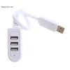 DIAPER & CORED HUB USB 2.0 3 cổng tốc độ cao đa năng mở rộng cho laptop và PC - Giá chỉ 50.050 VND 3