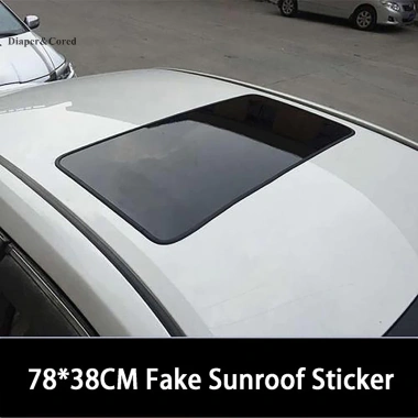 Diaper & CORED Sunroof Giả Xe Sửa Đổi Mô Phỏng Cửa Sổ Mặt Trời Chất Lượng Cao Dễ Lắp Đặt Giá Ưu Đãi YTH 3