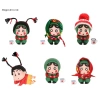 Diaper & CORED Trang Trí Xe Hơi Anime Đáng Yêu - Bộ Sưu Tập Nông Thôn, Mô Hình Búp Bê Quà Sinh Nhật YTH - 96.470₫ 3