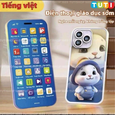 Điện Thoại Đồ Chơi Trẻ Em Đa Chức Năng Có Nhạc - Giá 49.000đ, Nội Dung Giáo Dục Phong Phú Giúp Phát Triển Trí Tuệ