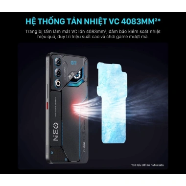 Điện thoại Gaming Nubia Neo 3 GT 5G 24(12+12)GB 256GB OLED 1.300 nits Pin 6.000mAh 80W - Giá 6,89 triệu 4