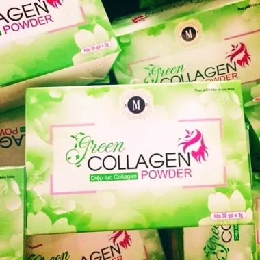 Diệp lục Collagen chính hãng - Mờ thâm nám tàn nhang tốt cho móng sức khỏe 169k 2