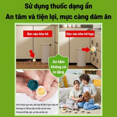 Diệt tổ mối hiệu quả: Gel mồi diệt mối 24 viên, dễ dùng, chỉ đặt vị trí, 99.999₫ 7