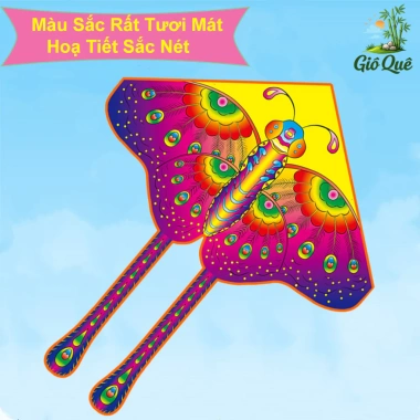 Diều Cánh Bướm 3D Siêu Lớn - Bay Cao, Dễ Thả, Phù Hợp Trẻ Em & Người Lớn - Giá 40.000 VND (Giảm 8.800 VND) 3 Diều Cánh Bướm 3D Siêu Lớn - Bay Cao, Dễ Thả, Phù Hợp Trẻ Em & Người Lớn - Giá 40.000 VND (Giảm 8.800 VND) 3