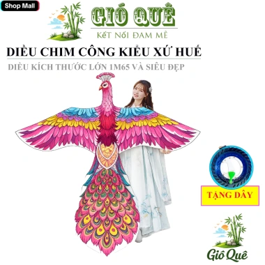 Diều Chim Công Xứ Huế Siêu Đẹp Tặng Dây Giá Rẻ 160k tại GIOQUE.STORE