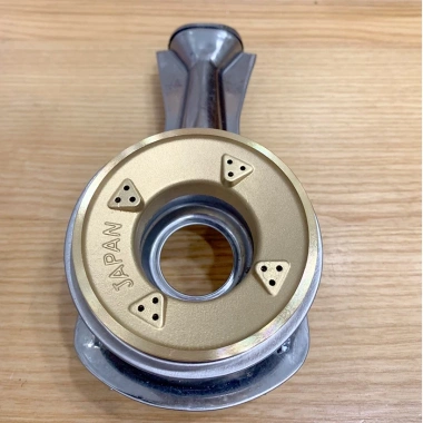 Điếu inox + Đầu đốt chia lửa bếp gas Sen đồng Japan – Hỏa tốc, linh kiện kèm bass, vít – Lửa xanh