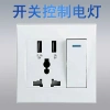 Điều Khiển Công Tắc Đèn & Ổ Cắm USB Đa Năng 3 Lỗ - Bảng Đa Năng Sạc Quốc Tế