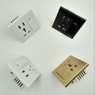 Điều Khiển Công Tắc Đèn & Ổ Cắm USB Đa Năng 3 Lỗ - Bảng Đa Năng Sạc Quốc Tế 2