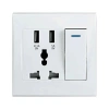 Điều Khiển Công Tắc Đèn & Ổ Cắm USB Đa Năng 3 Lỗ - Bảng Đa Năng Sạc Quốc Tế 4