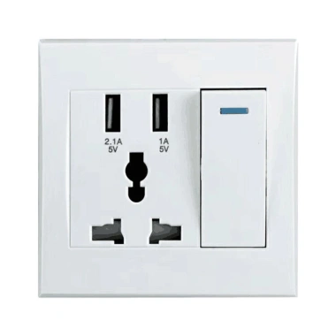 Điều Khiển Công Tắc Đèn & Ổ Cắm USB Đa Năng 3 Lỗ - Bảng Đa Năng Sạc Quốc Tế 4