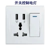 Điều Khiển Công Tắc Đèn & Ổ Cắm USB Đa Năng 3 Lỗ - Bảng Đa Năng Sạc Quốc Tế 9