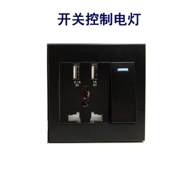 Điều Khiển Công Tắc Đèn & Ổ Cắm USB Đa Năng 3 Lỗ - Bảng Đa Năng Sạc Quốc Tế 10