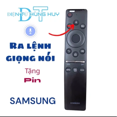 Điều khiển Samsung 4K TV Xịn - Giọng Nói & Không Giọng Nói, Tặng Pin, 71.000₫