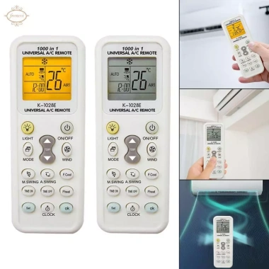 Điều khiển từ xa K-1.028E đa thương hiệu, nhẹ, dễ dùng, hẹn giờ - Giá 66.000₫