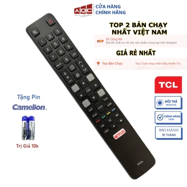 Điều Khiển TV TCL Smart Chính Hãng - Tương Thích Tất Cả Mẫu, Hỗ Trợ Giọng Nói, Giá Ưu Đãi 67.539₫