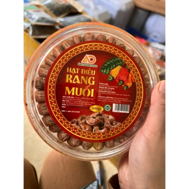 Điều Rang Muối Xếp Hoa 500g - Hạt to, chắc, mẩy, thơm ngon, chỉ 95.000 VND 3