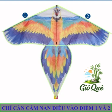Diều Trẻ Em Mẫu 2.026 Siêu Đẹp Dễ Bay - Tặng Dây, Bảo Hành 1 Năm GIOQUE 7