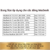 Digimix 3 trong 1 Bao da PU Macbook Laptop - Kê tản nhiệt và kê cổ tay mẫu 2.025 bảo vệ toàn diện 3