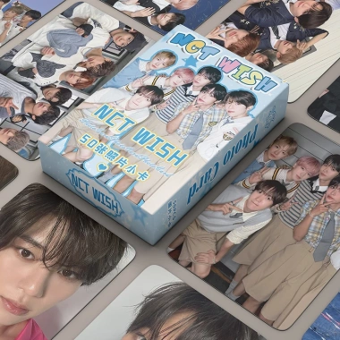 Dih 50 Cái Hộp NCT WISH Laser Hologram Photocards Card LOMO Holographic KPOP Album Giá 57.200₫