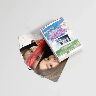 Dih 50 Cái Hộp Thẻ Laser Nhung Đỏ Photocards LOMO Album KPOP - Giá chỉ 57.200 VND 4