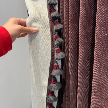 Đính cườm Tua Rua Viền Màn Dây Chuyền DIY Pompom Header Trang Trí Bên Viền - Giá chỉ 197k