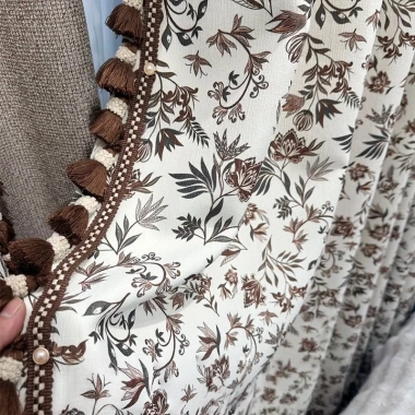 Đính cườm Tua Rua Viền Màn Dây Chuyền DIY Pompom Header Trang Trí Bên Viền - Giá chỉ 197k