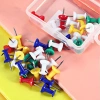 Đinh Ghim Mũ Nhựa Nhiều Màu Deli - Đinh ấn Bảng Nỉ, Giá chỉ 25.000đ, Văn phòng phẩm thu