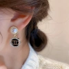 Đinh tai hình chữ D + mũi heo vòng tròn phong cách độc đáo - phụ kiện thời trang nữ 37.6k 3