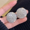 Đinh tai hình tròn vintage phủ kim cương siêu lấp lánh - phụ kiện thời trang nữ cá tính sang trọng giảm giá 33.090₫ 4