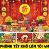 Đinh treo tường Decor Trang trí Tết 2.026 - Phông vải Cavas lụa cao cấp in 6D sắc nét TET08 KIM3 giá ưu đãi 169k