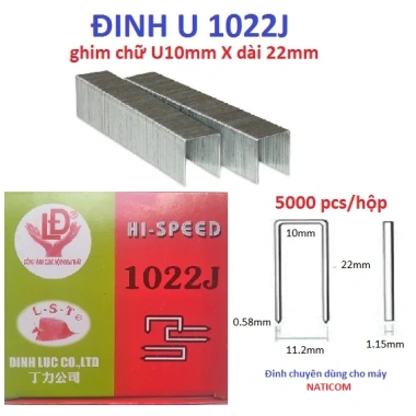 Đinh U 1.022J 5.000 cây - Đinh bấm gỗ ván 22mm, giá ưu đãi 75.680đ 9