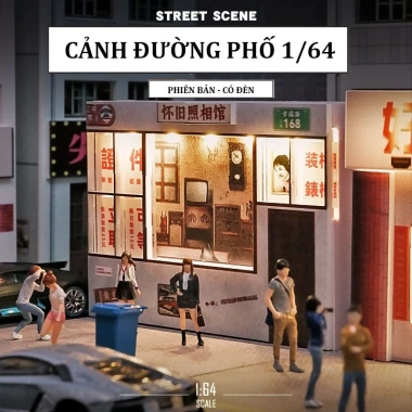 DIORAMA garage mô hình xe hơi 1/64 - Trang trí bàn làm việc, bàn học - Quà Valentine 100.000đ 4