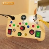 Ditipoo Đồ chơi cảm giác bảng bận rộn - Nút Montessori, công tắc LED, giáo dục mầm non, bảng tương tác 3
